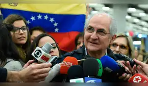 Antonio Ledezma llegó a España tras huir de Venezuela