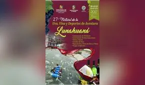 Lunahuaná celebrará una edición más del  Festival de Uva, Vino y Deportes de Aventura