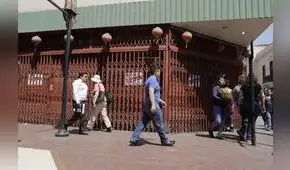 Galerías comerciales del ''Barrio Chino'' permanecen clausuradas. [FOTO]