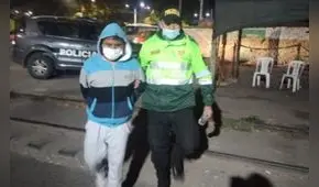 Ni una menos: policías detienen a sujeto que atacó con cuchillo a su conviviente