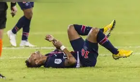 Neymar y la dura falta que sufrió en el partido del PSG vs Mónaco [VIDEO]