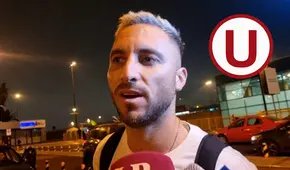 ¡Llegó el goleador! Emanuel Herrera arribó a Lima para unirse a Universitario de Deportes
