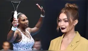 Gigi Hadid se une a Serena Williams en partido de tennis online benéfico [VIDEO]