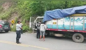 Cajamarca: conductor transportaba láminas de cedro sin autorización