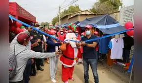 Piura: comerciantes participan de inauguración de feria navideña 