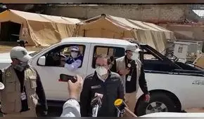 Cusco: Trabajadores de salud recibieron con protesta a ministro de Comercio Exterior [VIDEO]