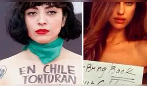 Mon Laferte y las artistas que protestaron desnudándose por causas sociales