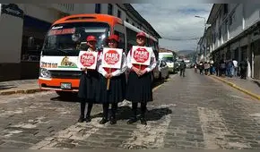 Niños de Cusco piden a conductores que “apaguen su motor” [VIDEO]