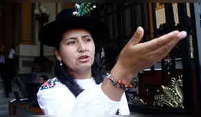 Tania Pariona y el fuerte mensaje a Fuerza Popular y el Apra en el Congreso