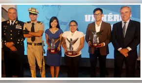 Fuerza Aérea del Perú y Telefónica premian a los ganadores del concurso "Un héroe como Quiñones"