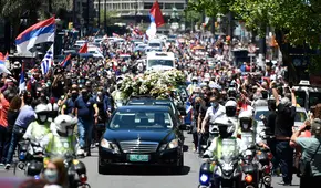 Miles de uruguayos despidieron al expresidente Tabaré Vázquez