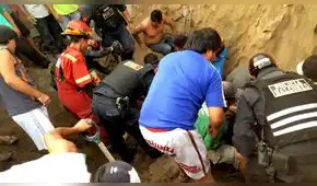 Un muerto y dos heridos deja derrumbe en cerro de San Juan de Lurigancho