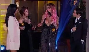 Angie Jibaja es criticada en las redes por gesto vulgar contra Ámbar Montenegro [VIDEO]