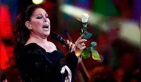 Isabel Pantoja mostró más de la cuenta durante su presentación en Viña del Mar | FOTO