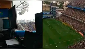 ¡Impresionante! Cabina de La Bombonera tiembla por el aliento de los hinchas [VIDEO]