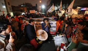 Mineros exigen la liberación de sus dirigentes [FOTOS]