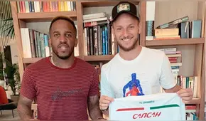 Farfán se reencontró con Ivan Rakitic en Barcelona mientras se recupera de lesión