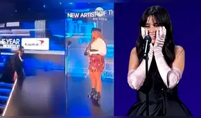 Camila Cabello pasó bochornoso momento al subir escenario de los AMAs 2018 [VIDEO]