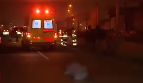 El Agustino: joven en aparente estado de ebriedad muere tras ser atropellado por miniván [VIDEO]