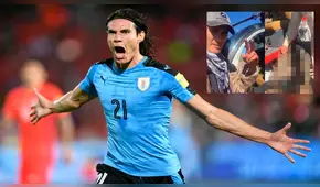 Edinson Cavani posa con jabalí asesinado y genera polémica [VIDEO]