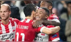 Con gol del 'Chucky' Lozano, PSV pasa a fase de grupos de la Champions League [RESUMEN]