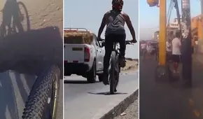 Ciclovías con autos estacionados, postes y basura: la realidad del transporte individual en Lima en tiempos de coronavirus [VIDEO]