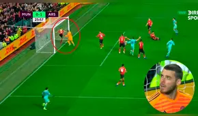 Manchester United vs Arsenal: grosero 'blooper' de De Gea para el 1-0 de Mustafi [VIDEO]
