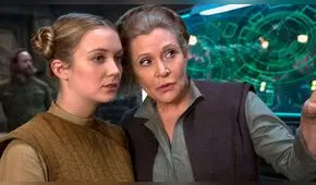 Star Wars: hija de Carrie Fisher grabó una escena como Leia en el Ascenso de Skywalker