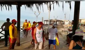 Joven turista casi muere ahogada en playa de Lobitos