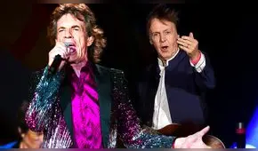 Mick Jagger a Paul McCartney: “Una banda todavía toca en estadios, la otra ya no existe”