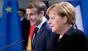 Macron y Merkel piden en París cese de la ofensiva turca en Siria 