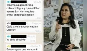 Gloria Montenegro sobre chats de FP: Deben investigarse hasta obtener un resultado