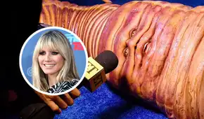 Heidi Klum: la modelo sorprendió al disfrazarse de gusano para su fiesta de Halloween
