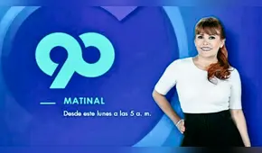 Latina: Sigrid Bazán reemplaza a Magaly Medina en ‘90 matinal’ [VIDEO]