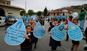 Buscan crear consciencia sobre el uso razonable del agua en Cajamarca