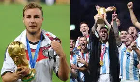 ¡Las vueltas de la vida! Gotze, autor del gol alemán en Brasil 2014, celebró el triunfo de Argentina ¡Las vueltas de la vida! Gotze, autor del gol alemán en Brasil 2014, celebró el triunfo de Argentina