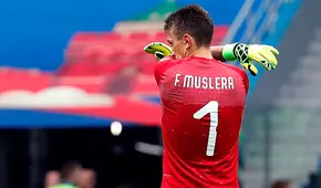 Fernando Muslera quedó desconvocado para el amistoso contra Perú en Lima