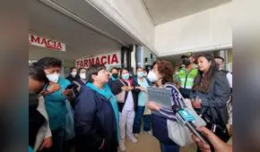 Arequipa: directora del hospital Honorio Delgado habría sido secuestrada por trabajadores de salud 
