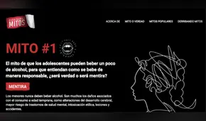 Derribando mitos, la iniciativa que busca evitar el consumo de alcohol en jóvenes
