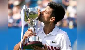Novak Djokovic: Un beso a lo campeón