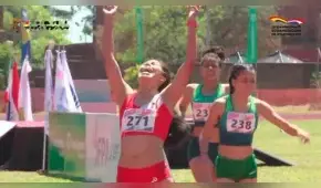Anita Poma logra el primer lugar en los 800 metros del Sudamericano U18