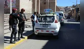 Municipio de Puno otorga permiso a taxis para que circulen en Estado de Emergencia