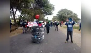 Bloquean carretera para exigir proyecto de agua y alcantarillado