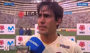 Universitario vs. Alianza: Rafael Guarderas y su emotivo llanto tras ganar el clásico [VIDEO]