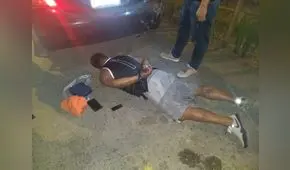 Hampón amenazó de muerte a madre e hijo y lo capturan cobrando una extorsión