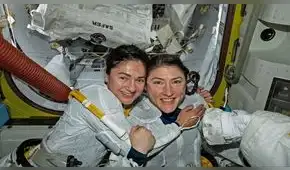 Jessica Meir y Christina Koch salen al espacio abierto para completar nueva misión [EN VIVO]