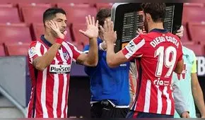 Simeone habló sobre la posibilidad de juntar a Suárez y Costa en el ataque del Atlético