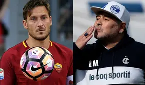 Totti sobre Maradona: “El balón lo buscaba a él y no al revés”