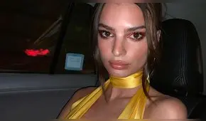 Emily Ratajkowski muestra de más tras bajarse la minifalda en Instagram