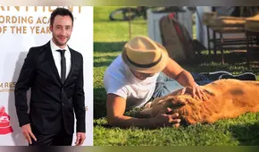 Luciano Pereyra llora la muerte de su perro y deja conmovedor mensaje